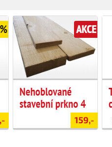 Nehoblované stavební prkno 4 - UNI HOBBY akcniletaky.com