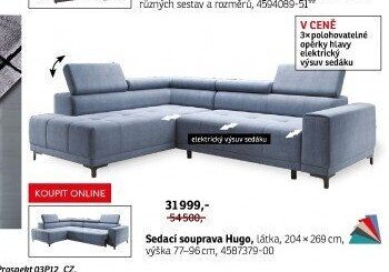 Sedací souprava Hugo - ASKO akcniletaky.com