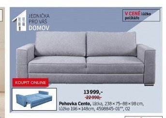 Pohovka Cento - ASKO akcniletaky.com