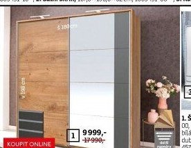 Šatní skříň Emden - 1 - ASKO akcniletaky.com