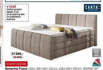 Boxspring Fresco - ASKO akcniletaky.com