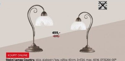 Stolní lampa Country - ASKO akcniletaky.com