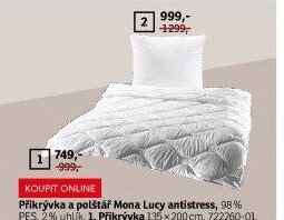 Přikrývka a polštář Mona Lucy antistress - ASKO akcniletaky.com
