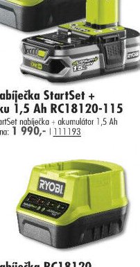 Nabíječka StartSet + aku 1,5 Ah RC18120-115 - UNI HOBBY akcniletaky.com