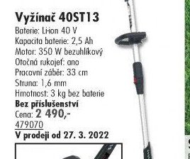 Vyžínač 40ST13 - UNI HOBBY akcniletaky.com