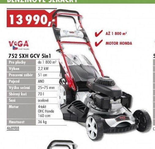 VEGA 752 SXH GCV 5in1 - UNI HOBBY akcniletaky.com