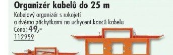 Organizér kabelů do 25 m - UNI HOBBY akcniletaky.com