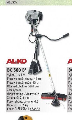 AL-KO BC 500 B - UNI HOBBY akcniletaky.com
