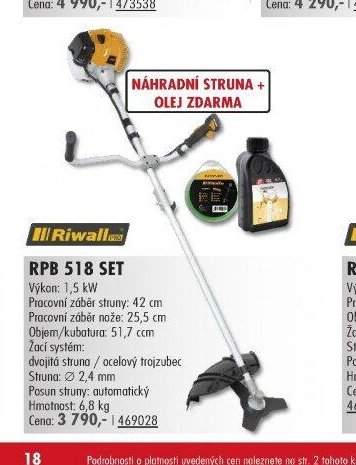 Riwall RPB 518 SET - UNI HOBBY akcniletaky.com
