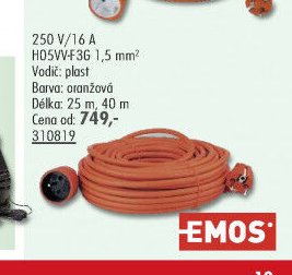 Prodlužovací kabel 40m - UNI HOBBY akcniletaky.com