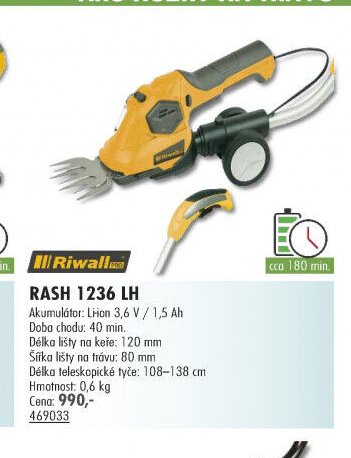 Riwall RASH 1236 LH - UNI HOBBY akcniletaky.com