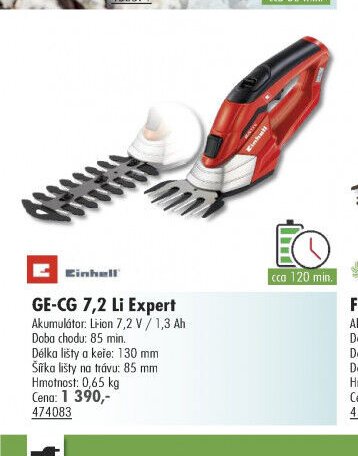 Einhell GE-CG 7,2 Li Expert - UNI HOBBY akcniletaky.com