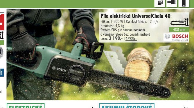Pila elektrická UniversalChain 40 - UNI HOBBY akcniletaky.com