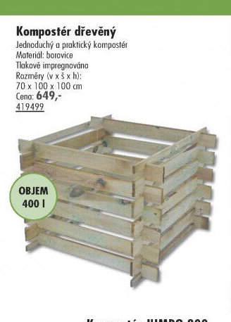 Kompostér dřevěný - UNI HOBBY akcniletaky.com