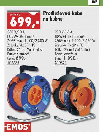 Prodlužovací kabel na bubnu - UNI HOBBY akcniletaky.com