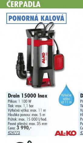 Drain 15000 Inox - UNI HOBBY akcniletaky.com