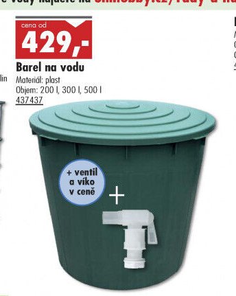 Barel na vodu - UNI HOBBY akcniletaky.com