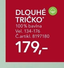 Dlouhé tričko