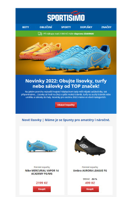 akční leták Sportisimo 10.3.2022-15.3.2022