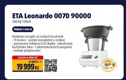 Varný robot ETA Leonardo 0070 90000