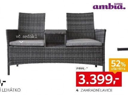 Zahradní lavice