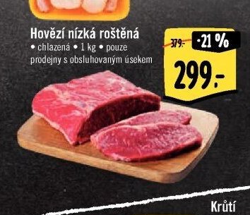 Hovězí nízká roštěná