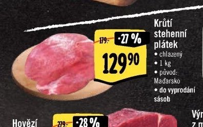 Krůtí stehenní plátek