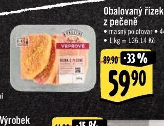 Obalovaný řízek z pečeně