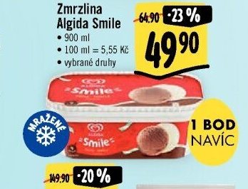 Zmrzlina Algida Smile