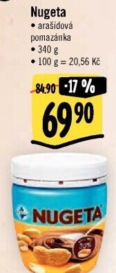 Čokokrém arašídový Nugeta Orion