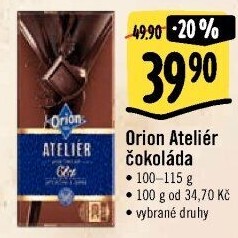 Čokoláda Ateliér Orion