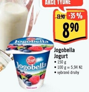 Jogurt Jogobella Zott