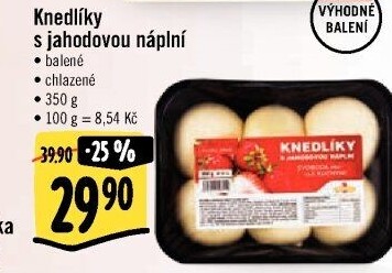 Kynuté knedlíky ovocné Svoboda Blučina