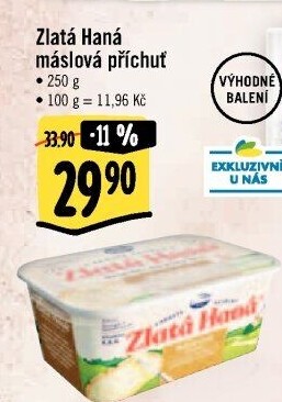 Margarín máslový Zlatá Haná Olma