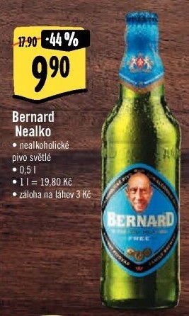 Nealkoholické pivo Bernard