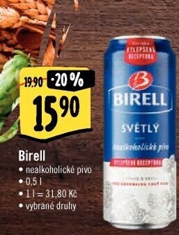 Nealkoholické pivo Birell