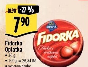 Oplatky Fidorka Opavia