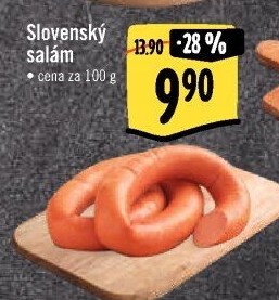 Salám slovenský točený