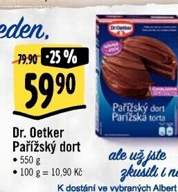 Směs na pařížský dort Dr. Oetker