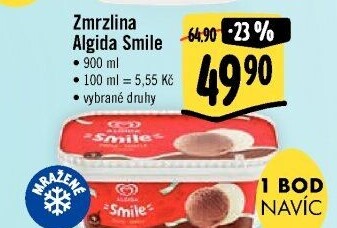 Zmrzlina ve vaničce Smile Algida