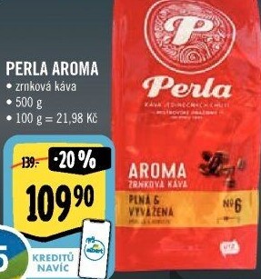 Zrnková káva Aroma AH Perla