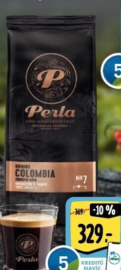 Zrnková káva Colombia AH Perla