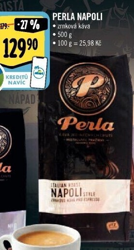Zrnková káva Napoli AH Perla