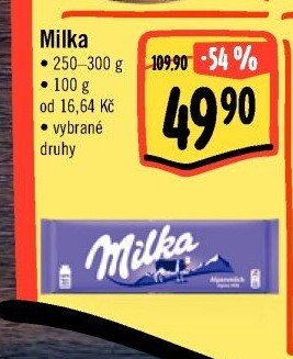 Čokoláda Milka
