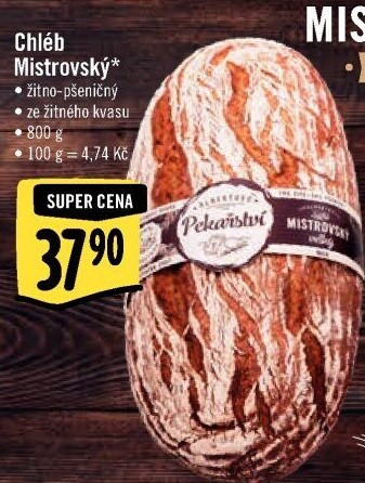 Mistrovský chléb Albert