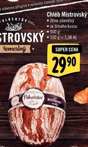 Mistrovský chléb Albert