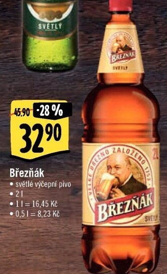 Pivo světlé výčepní 10° Březňák