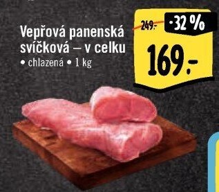 Vepřová panenská svíčková