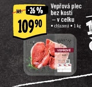 Vepřová plec bez kosti Albert