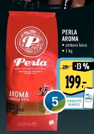Zrnková káva Aroma AH Perla